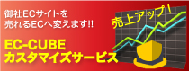 売上アップ。御社ECサイトを売れるECへ変えます。EC-CUBEカスタマイズ・サービス。
