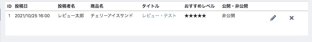 レビューを編集する