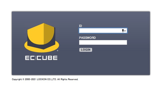 EC-CUBE管理画面を装ったフィッシングサイト